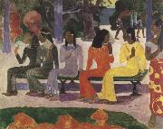 Paul Gauguin, ta matete(we shall not go to the market today
